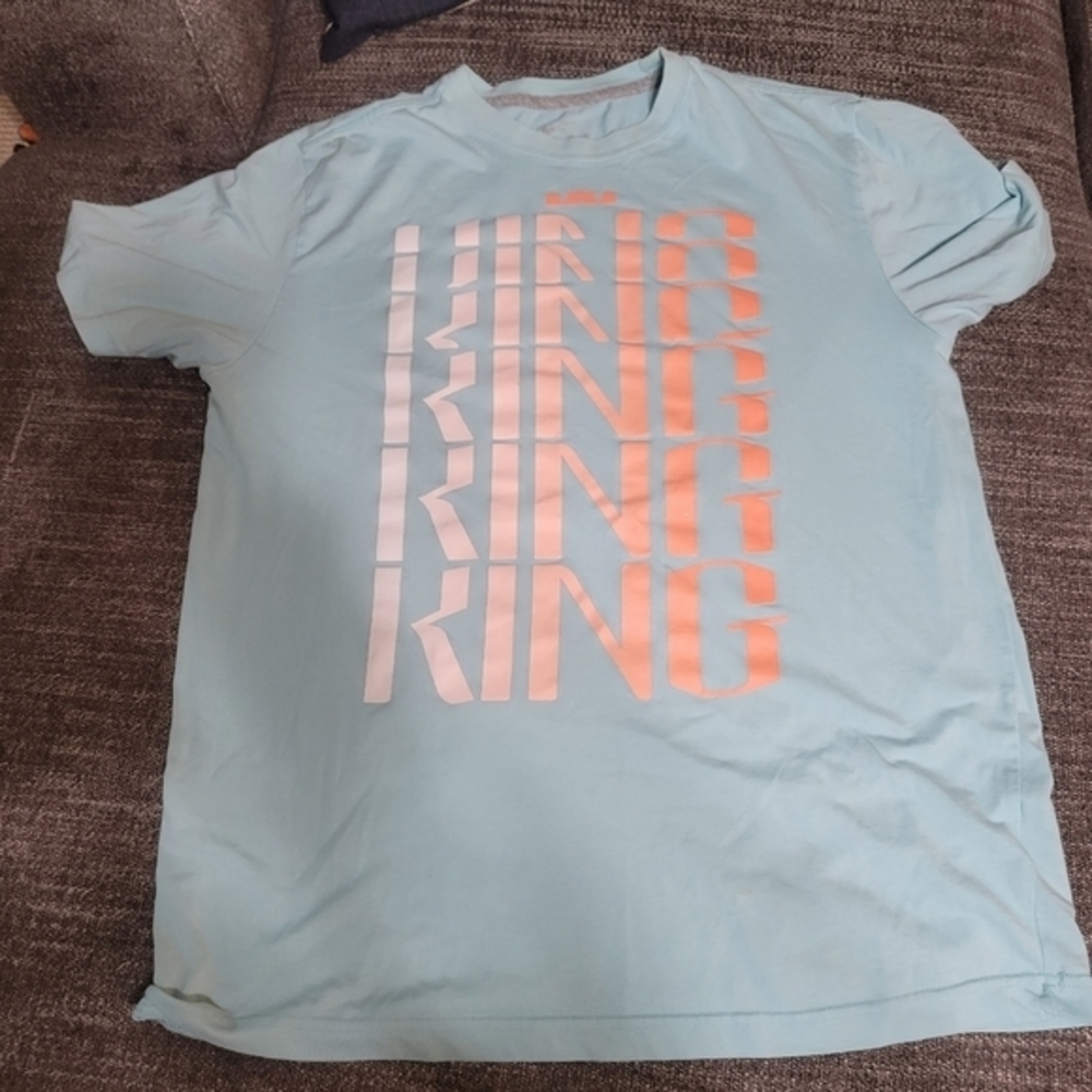 Nike King‎ baby blue Tshirt women size L dri fit